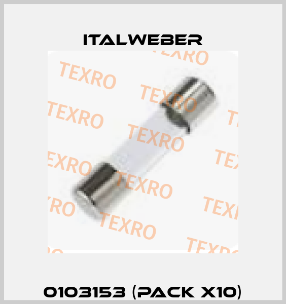 0103153 (pack x10) Italweber