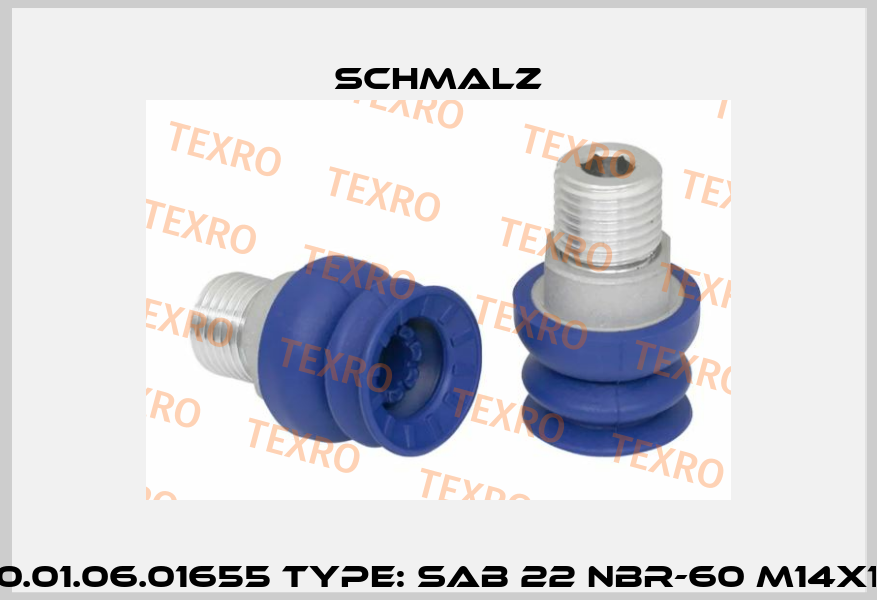 P/N: 10.01.06.01655 Type: SAB 22 NBR-60 M14x1.5-AG Schmalz