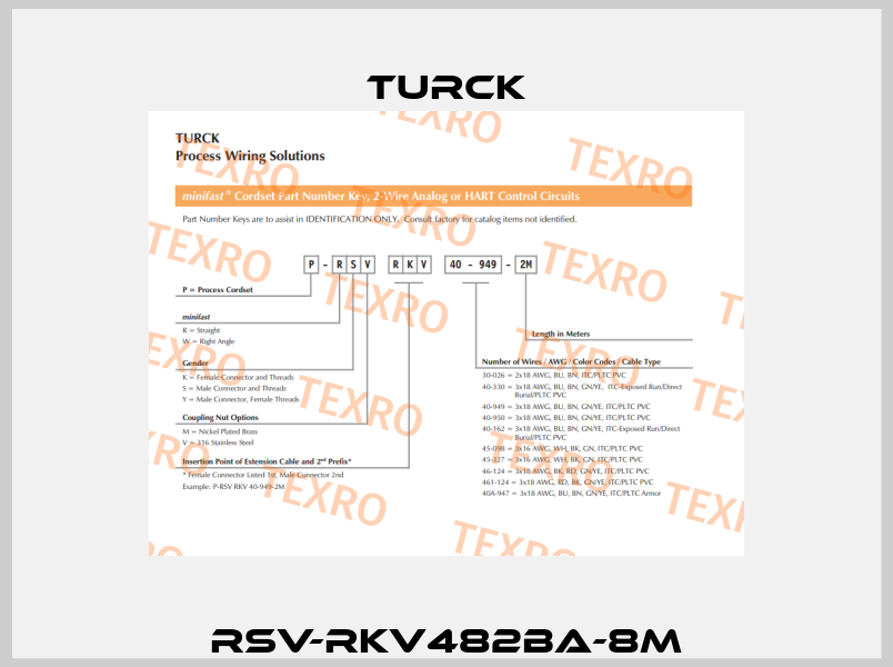 RSV-RKV482BA-8M Turck