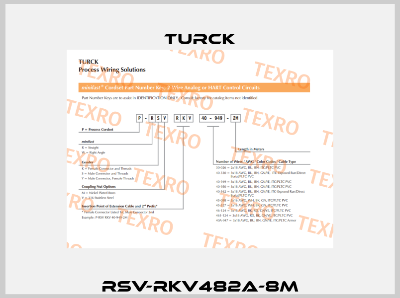 RSV-RKV482A-8M Turck