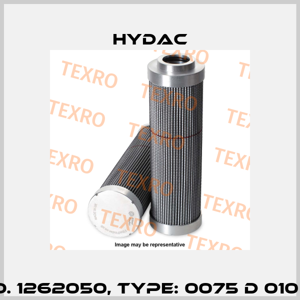 Mat No. 1262050, Type: 0075 D 010 BN4HC Hydac