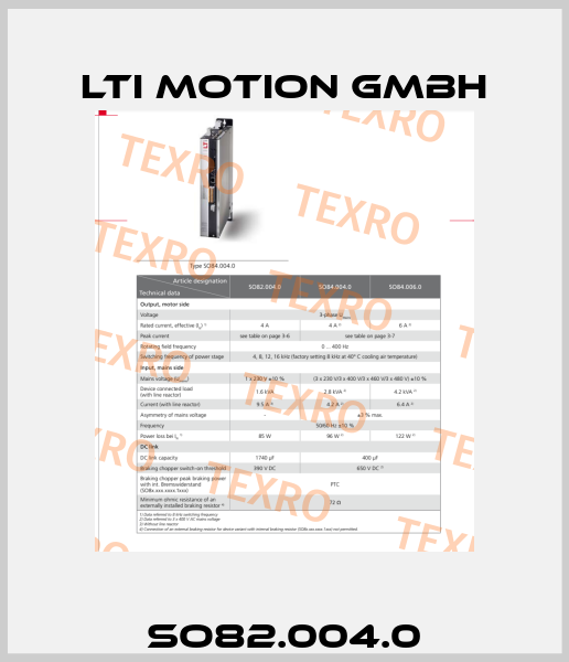 SO82.004.0 LTI Motion GmbH