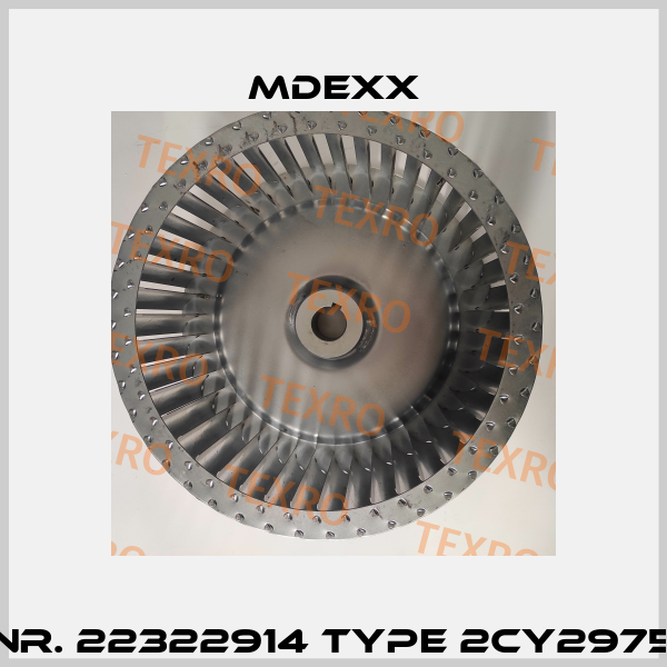 Nr. 22322914 Type 2CY2975 Mdexx