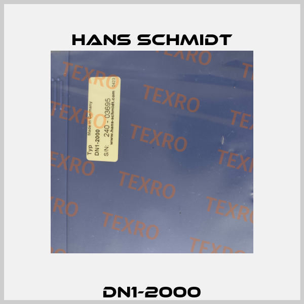 DN1-2000 Hans Schmidt