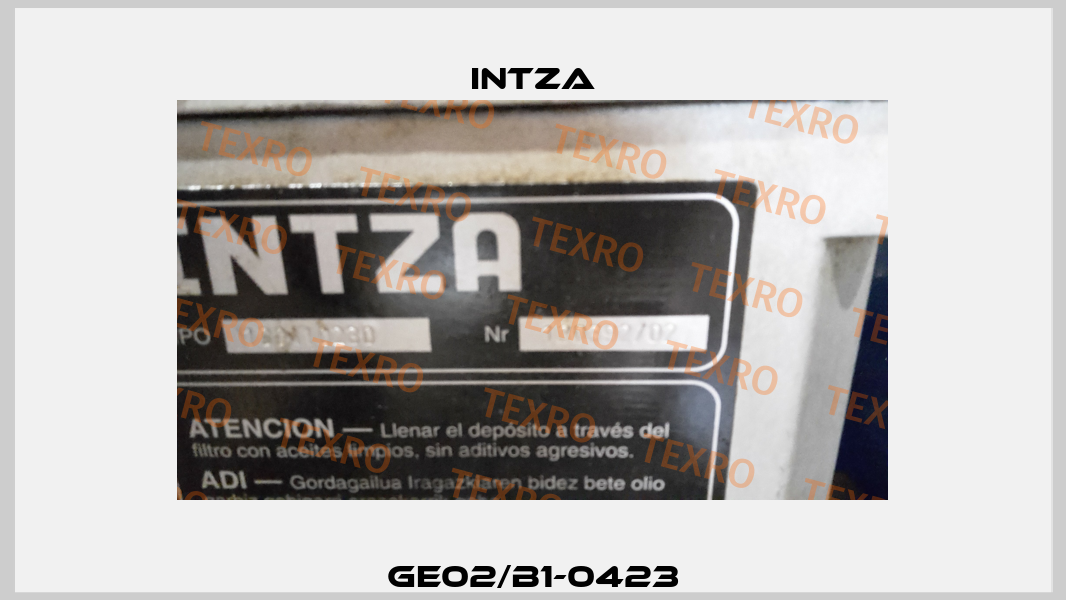 GE02/B1-0423 Intza