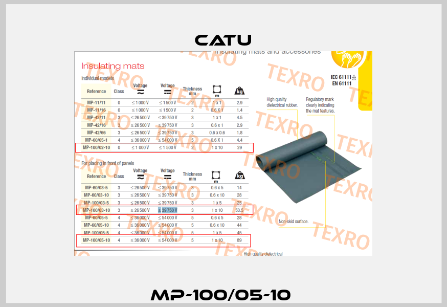MP-100/05-10  Catu