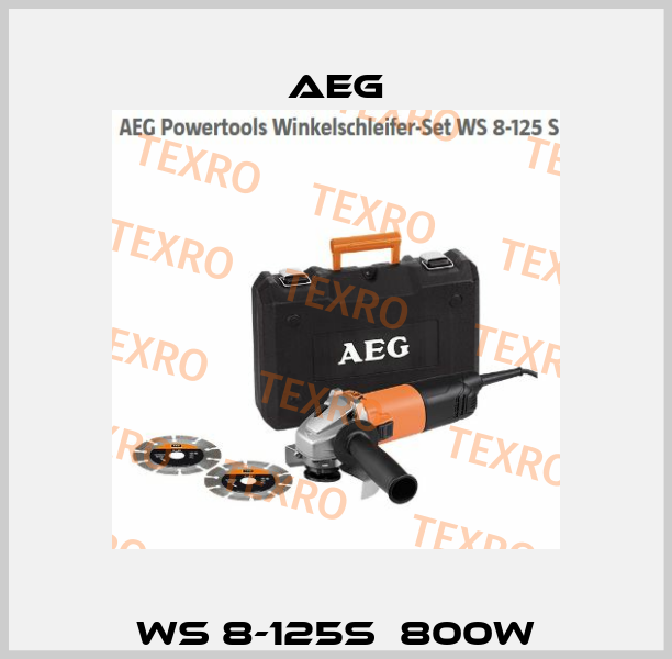 WS 8-125S  800W AEG