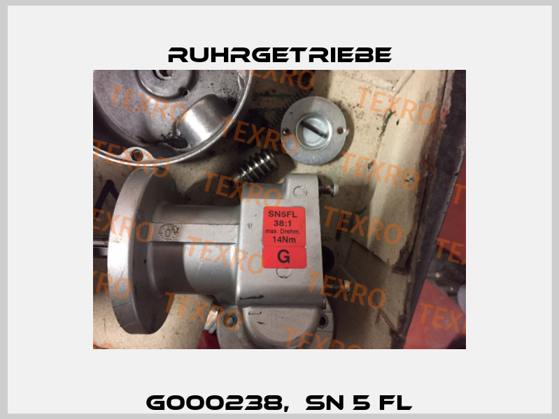 G000238,  SN 5 FL Ruhrgetriebe