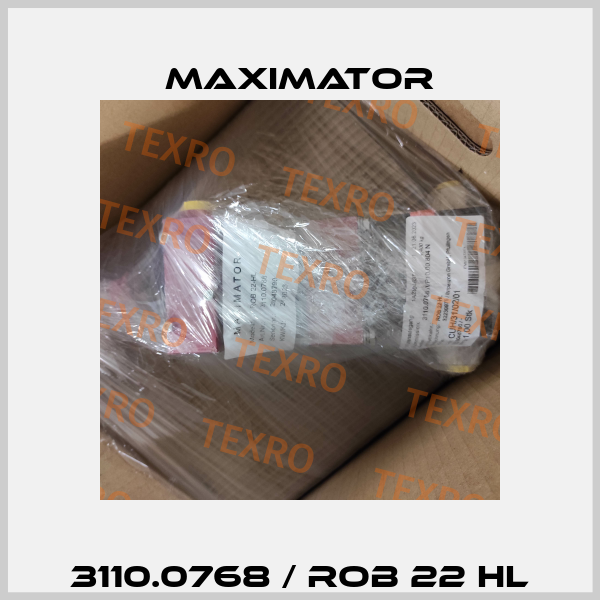 3110.0768 / ROB 22 HL Maximator